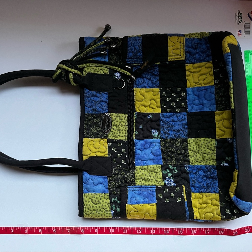 Quilted Patchwork Shoulder Bag - image 4